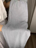 皮爾卡丹（pierre cardin）冰感透氣亞麻休閑褲男士2025夏季薄款抗皺免燙直筒褲松緊運(yùn)動(dòng)褲子 灰色【冰絲亞麻】 XL 【推薦體重120-130斤】 曬單實(shí)拍圖