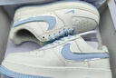 CLENIKEEDAIR NIKE 空軍一號ins新款A(yù)F1小勾淺灰低幫男女潮流時尚百搭板鞋 AF1-白銀藍(lán)【高品質(zhì)NIKE】 41 NIKE 曬單實拍圖