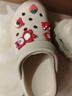 飾扣diy配件飾品洞洞鞋配飾豆豆鞋鞋花裝拖鞋crocs卡扣可拆卸 【10個】草莓熊 曬單實拍圖