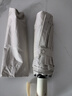 小米有品生態(tài)鏈同款全自動傘雨傘太陽傘防紫外線黑膠防曬遮陽傘太陽傘 360骨全自動升級加強【米色】 曬單實拍圖