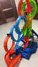 風火輪（HOT WHEELS）生日禮物兒童賽車玩具禮盒男孩玩具-風火輪電動四環(huán)撞擊軌道HXR70 曬單實拍圖