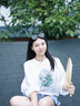 闊色（kuose）白色寬松罩衫天絲襯衫25夏日穿搭新款女氣質(zhì)長袖設(shè)計(jì)感上衣薄 白色 M 曬單實(shí)拍圖