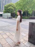 京多夢v領(lǐng)正肩短款短袖t恤女夏裝2025夏季新款針織小衫修身顯瘦百搭上衣 杏色 M 杏色(90-100斤） 曬單實拍圖