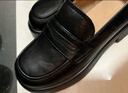 天美意樂(lè )福鞋厚底商場(chǎng)同款一腳蹬女鞋上班通勤小皮鞋新款 曬單實(shí)拍圖