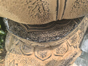 荷府家居 家居庭院門口祥云象抱鼓石門墩一對 仿石雕復(fù)古大象墩子花盆底座擺件 【一對祥云象】配花盆+底座 曬單實拍圖