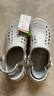 卡駱馳（crocs）洞洞鞋男 波波Clog時(shí)尚輕便透氣運(yùn)動(dòng)休閑鞋 207937-1FT M8W10 曬單實(shí)拍圖