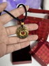 FUSSEM足金時來運轉(zhuǎn)男士黃金吊墜純金轉(zhuǎn)運珠平安扣黑金掛墜男款金飾禮物 時來運轉(zhuǎn)吊墜大號+福字金珠【黑金款黑繩】約5.8g 曬單實拍圖