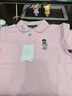 Teenie Weenie Kids小熊童裝25年夏季新款女童甜美泡泡袖POLO衫打底衫 淺粉色 120 cm 曬單實拍圖