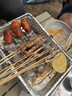 夫子烤串燒烤食材套餐4-6人份150串11種烤肉牛羊五花雞翅魷魚鮮蝦1944g 曬單實(shí)拍圖