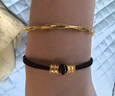 中國(guó)黃金（CHINA GOLD）黃金手鐲女士999足金三生三世金鐲子七夕情人節(jié)禮物送女友老婆 足金手鐲金重約8.0g【玫瑰禮盒】 曬單實(shí)拍圖