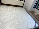 梵宜中古風(fēng)櫻桃木床實(shí)木床1.8m雙人床主臥大床法式復古波浪床軟靠婚床 【靜音床板】床+乳膠軟硬兩用彈簧墊 1.8*2.0m 曬單實(shí)拍圖