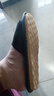 葡正夏季牛皮繡花涼拖鞋室內(nèi)地板防滑男女情侶四季牛筋底耐磨地板真皮 深棕色 40-41 (280mm) 曬單實拍圖