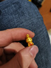 Lossot足金十二生肖雞黃金吊墜3D硬金福雞年本命年項(xiàng)鏈生日禮物新年 曬單實(shí)拍圖