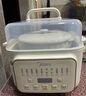 美的（Midea）電燉鍋 電燉盅 隔水燉煮 家用煮粥煲湯鍋燕窩燉盅4.5L白瓷內(nèi)膽燉湯鍋上蒸下燉MD-DZC2556多功能鍋 曬單實(shí)拍圖