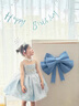 G.DUCKKIDS童裝洛麗塔公主裙女童連衣裙夏季新款生日禮服蓬蓬裙兒童愛(ài)莎裙子 藍(lán)色裙子 100 尺碼2~3歲【 90-100cm】 曬單實(shí)拍圖