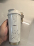 Debo德鉑保溫杯316不銹鋼咖啡杯大容量帶蓋保溫隨行杯 百合花500ml 曬單實(shí)拍圖
