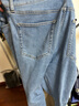 Calvin KleinJeans【涼感】25春夏新款男士休閑通勤ck修身直筒牛仔褲4RAB703 UL9-牛仔淺藍(lán) 33 曬單實(shí)拍圖
