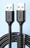 力特（Z-TEK） USB延長線 USB2.0公對母數(shù)據(jù)連接線 打印機攝像頭工程擴展帶信號放大 USB2.0 公對公數(shù)據(jù)線 2米 曬單實拍圖