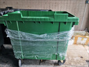 660L升環(huán)衛(wèi)垃圾桶大號(hào)帶蓋商用大型掛車桶市政塑料手推戶外垃圾桶 廣東省內(nèi)一件包郵 藍(lán)色660升特厚環(huán)衛(wèi)款-鐵柄帶輪帶蓋 曬單實(shí)拍圖