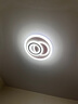 梵季客廳燈臥室燈現(xiàn)代大氣2025年新款led北歐餐廳吸頂燈全屋套餐燈具 雙圓直徑50CM+三色無極調(diào)光 曬單實拍圖