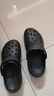 crocs卡駱馳厚底云朵洞洞鞋戶外|206750 黑色-001 37/38(240mm)  曬單實拍圖