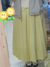 津炳勝花苞半身裙女夏季薄款寬松裙褲甜美風(fēng)蓬蓬裙防曬高腰a字燈籠裙褲 黃色花苞裙褲【長90左右】 M 【建議161身高以上】 曬單實拍圖