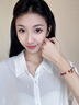 禮意久久柿柿如意黃金吊墜手鏈女生生日禮物女生老婆七夕情人節(jié)禮物送女友 曬單實拍圖