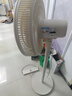 美的（Midea）電風(fēng)扇家用遠(yuǎn)距送風(fēng)遙控智能落地扇七葉智能感溫立式電扇宿舍臥室搖頭 40CM大網(wǎng)罩杏色35mkl 曬單實(shí)拍圖