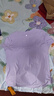 361°瑜伽服女2024新款夏季跑步健身服短袖運動(dòng)t恤寬松大碼運動(dòng)上衣 紫色 XL 曬單實(shí)拍圖