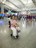 Airwheel愛爾威電動行李箱可騎行拉桿箱可坐可代步鋁框箱包20英寸登機箱 曬單實拍圖