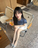 ZUOSAISI品牌樂福鞋女平底淺口透氣單鞋女2025秋季新品女鞋時(shí)尚方頭鞋子女 銀色 34 曬單實(shí)拍圖