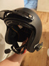 LS2復古頭盔摩托車(chē)四分之三頭盔四季男女美式巡航機車(chē)OF599半盔 啞黑 XL 曬單實(shí)拍圖