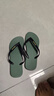 黑瑪人字拖男防滑防臭拖鞋外穿休閑沙灘鞋厚底涼拖鞋一腳蹬 綠色 43 (277mm) 曬單實(shí)拍圖