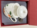 蘇氏陶瓷（SUSHI CERAMICS）冰種玉瓷素?zé)掷L柿柿如意辦公杯茶隔杯陶瓷過(guò)濾內(nèi)膽會(huì)議杯伴手禮 曬單實(shí)拍圖