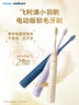 飛利浦（PHILIPS）電動(dòng)牙刷S3 生日禮物 成人情侶款送男生/女友 柔和亮白刷頭小羽刷 5種模式 瑞斯白HX2471/03 曬單實(shí)拍圖