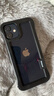 YSGUDU 撞色無邊框適用iPhone手機殼無邊蘋果無框散熱透氣鏤空防摔半包保護套 黑色 蘋果12 曬單實拍圖