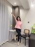 lareen fitty高端潮牌翻領(lǐng)短袖T恤女2025夏季新款修身收腰刺繡POLO衫氣質(zhì)上衣 白色 L ( 建議100-110斤 ) 曬單實(shí)拍圖