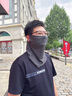 JEEP吉普冰絲防曬面罩全臉口罩男士夏季戶(hù)外防紫外線(xiàn)圍脖騎行脖套 深灰色純色 曬單實(shí)拍圖