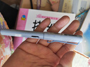 愛好（AIHAO）名偵探柯南聯名兒童矯姿鋼筆EF尖可替換墨囊鋼筆晶藍色小學生練字可擦鋼筆 柯南款 曬單實拍圖