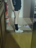 WE FLOWER透氣新品 經(jīng)典德訓(xùn)鞋輕便運動男女同款 低幫舒適板鞋 霧霾藍 37 曬單實拍圖
