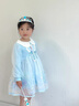 G.DUCKKIDS小黃鴨童裝愛莎公主裙女童連衣裙春秋季兒童裙子秋裝洋氣女孩衣服 藍色公主裙+皇冠手杖藍色兩件套 110 尺碼4~5歲【100-110cm】cm 曬單實拍圖