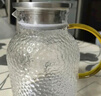 京東京造 涼水壺 高硼硅玻璃茶水分離耐熱耐高溫冷水壺泡茶杯大容量1.8L 曬單實(shí)拍圖