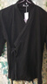 左斯客中國風(fēng)夏季漢服道袍道服男士棉麻斜襟七分袖居士服茶服外套 黑色 2XL 曬單實(shí)拍圖