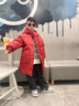 G.DUCKKIDS小黃鴨童裝兒童羽絨服男童中長(zhǎng)款加厚男孩外套冬季寶寶小惡魔衣服 黃色 90 建議1~2歲【 80-90cm】 曬單實(shí)拍圖
