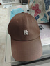 MLB棒球帽子秋夏時(shí)尚情侶小LOGO軟頂鴨舌帽送禮3ACPB045N-50BRS 曬單實(shí)拍圖