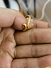 周六福七夕禮物  黃金戒指女款5G足金亮面生肖本命年蛇盤繞指環(huán) 計價T 14號-3.37g 曬單實拍圖