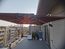 印象陽光遮陽傘戶外傘庭院傘別墅花園露臺大太陽傘棚商用擺攤露臺羅馬傘 【特賣款】2.2米方形+180水箱 曬單實拍圖
