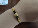 黃金刺青守護(hù)力量路路通轉(zhuǎn)運(yùn)珠紅繩手鏈男士本命年送男女友生日禮 紅繩 幸運(yùn)手鏈 曬單實(shí)拍圖
