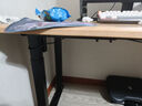 木藝生電動(dòng)升降架子桌腿雙電機(jī)可調(diào)節(jié)升降電腦桌站立支架辦公書桌桌子腿 加強(qiáng)4立柱雙電機(jī)-黑 適1-2米板 加厚鋼架 曬單實(shí)拍圖