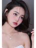 MITHAOL雙葫蘆白貝母項鏈女 輕奢高級感銀鍍18K鎖骨鏈情人節禮物送女友 雙葫蘆項鏈【順豐空運代寫(xiě)賀卡】 【送禮更顯愛(ài)意】 曬單實(shí)拍圖